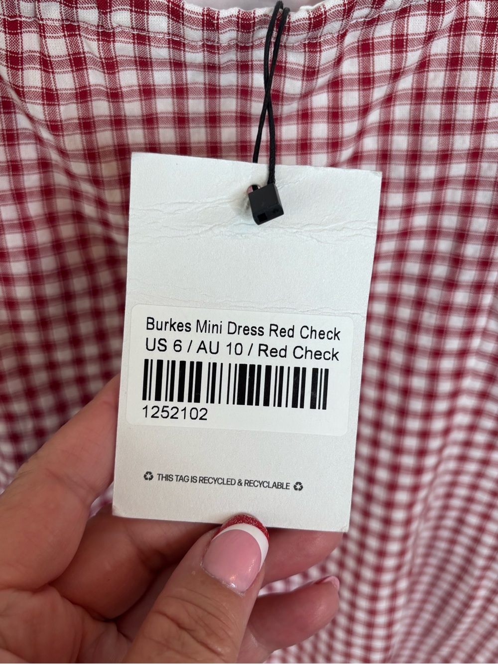 Princess Polly Pink Gingham Mini Dress with Cream Trim - Picture 2 of 12